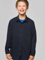 Chemises à personnaliser KARIBAN Chemise popeline manches longues enfant 