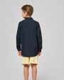 Chemise personnalisable KARIBAN Chemise popeline manches longues enfant