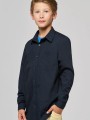 Chemises à personnaliser KARIBAN Chemise popeline manches longues enfant 