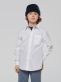 Chemises à personnaliser KARIBAN Chemise popeline manches longues enfant 