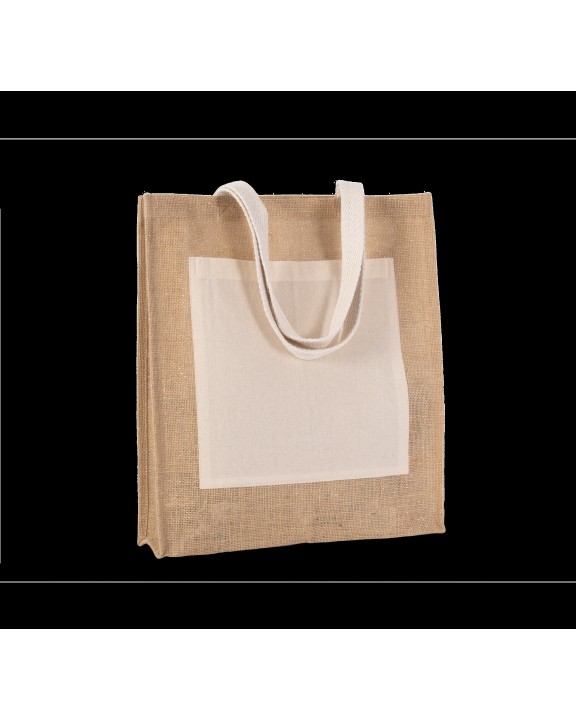 Tote bag KIMOOD Jute Shopper voor bedrukking &amp; borduring