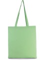 KIMOOD Sac shopping avec longues anses pistachio green personnalisable