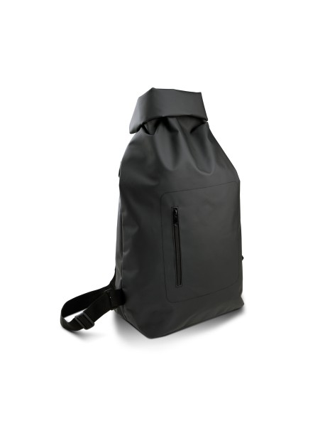 KIMOOD Sac marin impérméable Roll-Top noir personnalisable