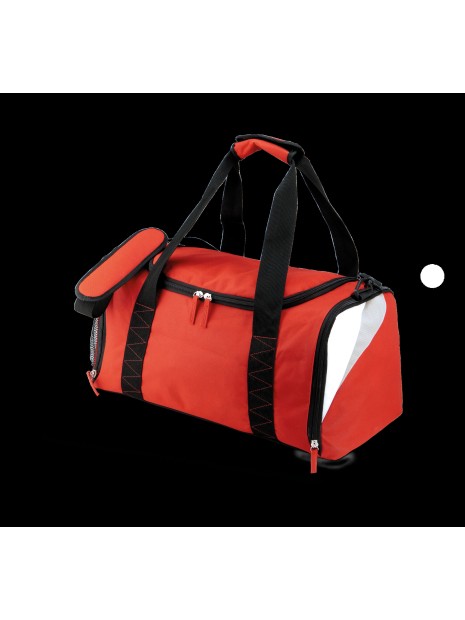 PROACT Sac de sport - 54 litres rouge/blanc/gris clair personnalisable