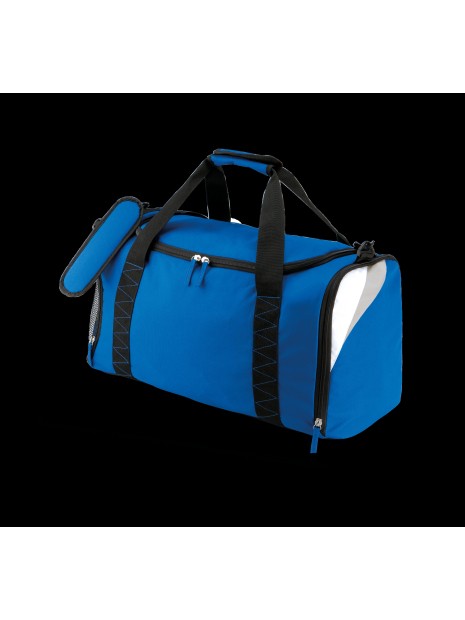 PROACT Sac de sport - 54 litres bleu royal/blanc/gris clair personnalisable