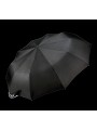 KIMOOD Mini parapluie classique poignée arrondie noir personnalisable