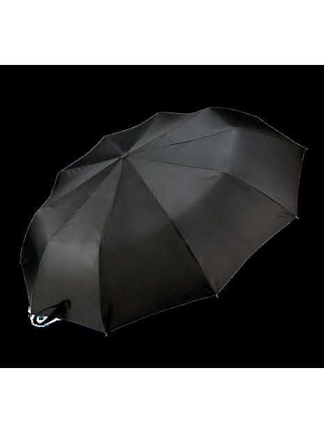 KIMOOD Mini parapluie classique poignée arrondie noir personnalisable