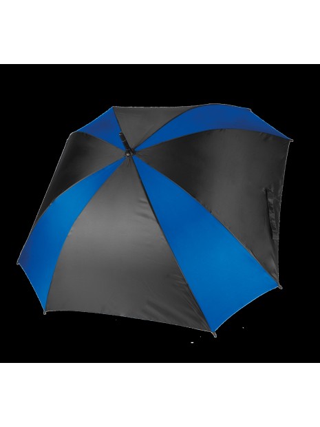 KIMOOD Parapluie carré noir/bleu royal personnalisable