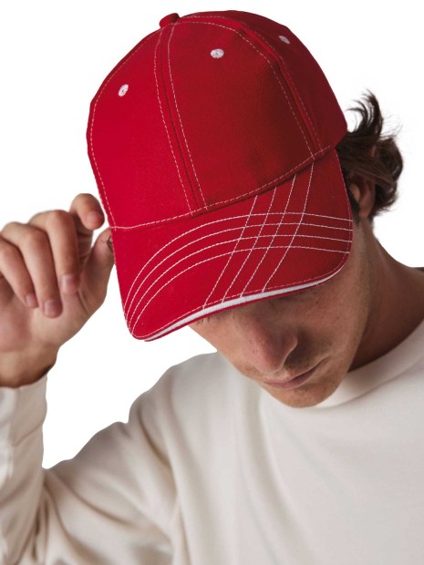 Casquettes à personnaliser K-UP Casquette fashion - 6 panneaux 