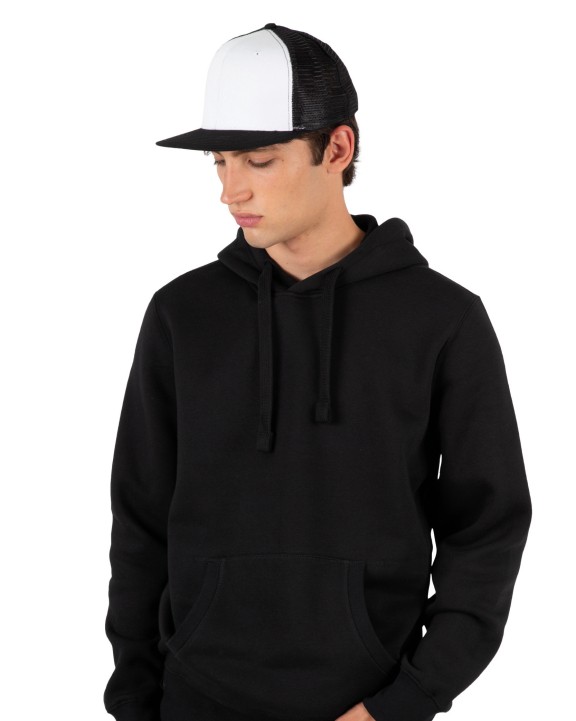 K-UP Trucker-Cap - 6-Panels-Kappe, Flachschirm Kappe personalisierbar