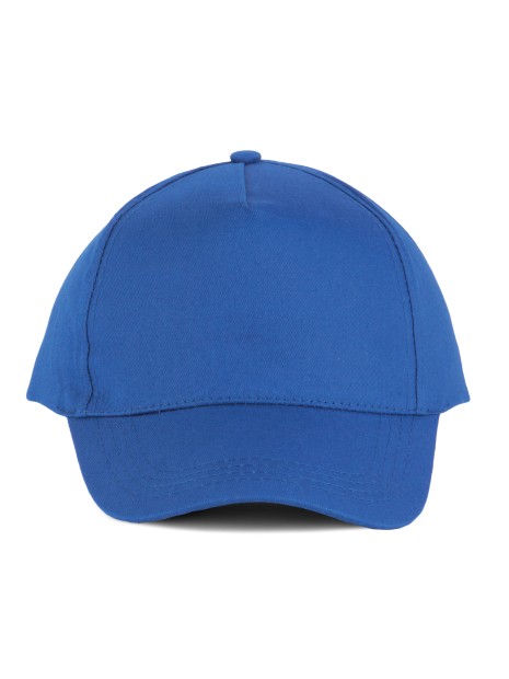 K-UP Casquette coton - 5 panneaux royal personnalisable