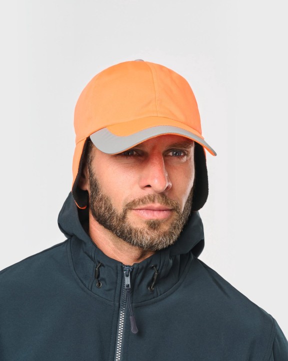 Casquette personnalisable WK. DESIGNED TO WORK Casquette hiver fluorescente - 6 panneaux