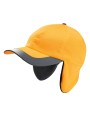 WK. DESIGNED TO WORK Casquette hiver fluorescente - 6 panneaux fluorescent orange personnalisable