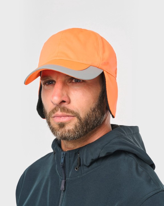 Casquette personnalisable WK. DESIGNED TO WORK Casquette hiver fluorescente - 6 panneaux