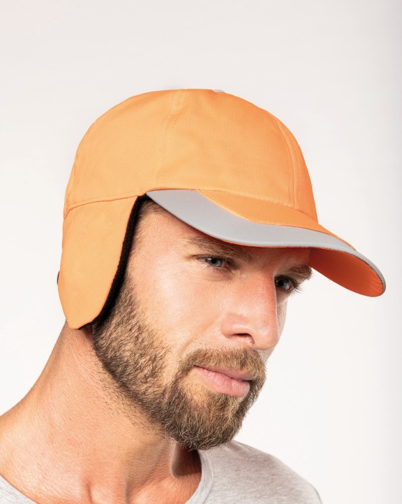 Casquette personnalisable WK. DESIGNED TO WORK Casquette hiver fluorescente - 6 panneaux
