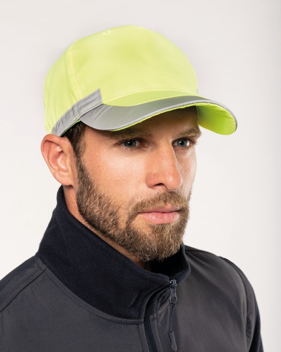 WK. DESIGNED TO WORK Fluoreszierende- 5-Panel-Kappe Kappe personalisierbar