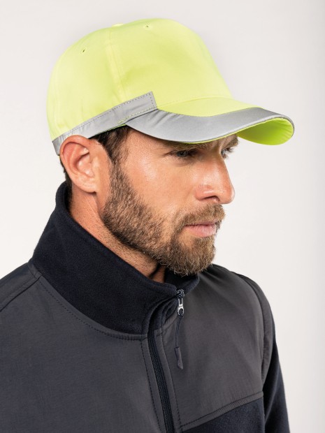 Casquettes à personnaliser WK. DESIGNED TO WORK Casquette fluorescente - 5 panneaux 