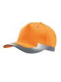 WK. DESIGNED TO WORK Casquette fluorescente - 5 panneaux fluorescent orange personnalisable