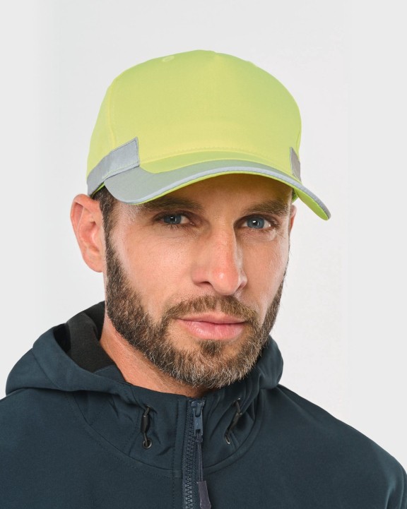 WK. DESIGNED TO WORK Fluoreszierende- 5-Panel-Kappe Kappe personalisierbar