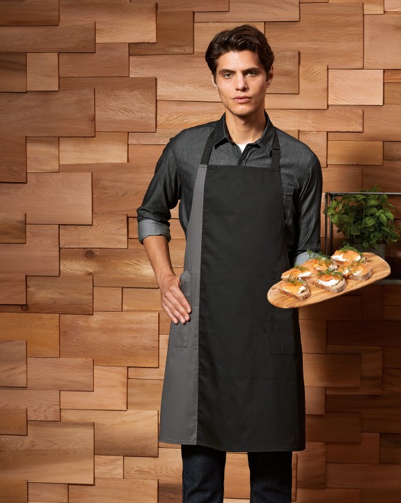 PREMIER Contrast Bib Apron Schürze personalisierbar