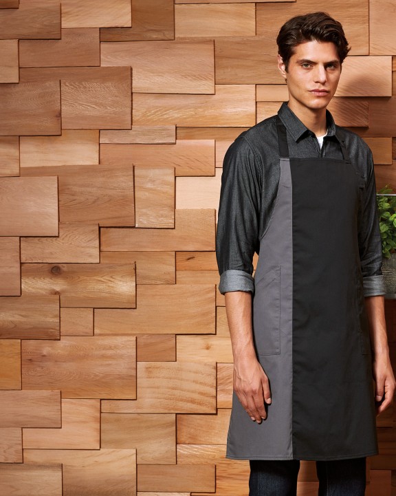 PREMIER Contrast Bib Apron Schürze personalisierbar