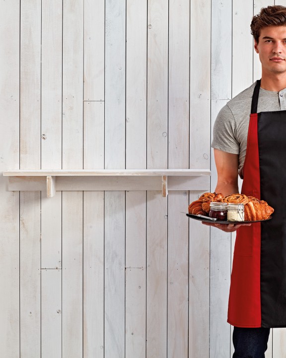 PREMIER Contrast Bib Apron Schürze personalisierbar