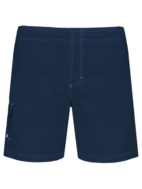 PROACT Short de bain bleu marine personnalisable