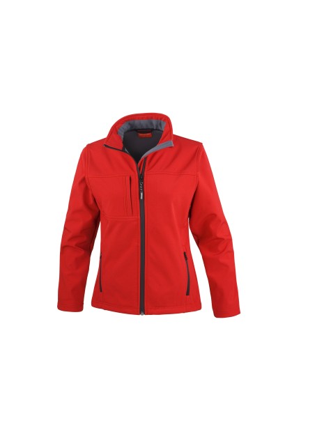 RESULT Veste softshell femme rouge personnalisable