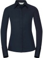 RUSSELL Chemise femme manches longues Ultimate stretch bright navy personnalisable