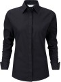 RUSSELL Chemise femme manches longues Ultimate stretch noir personnalisable