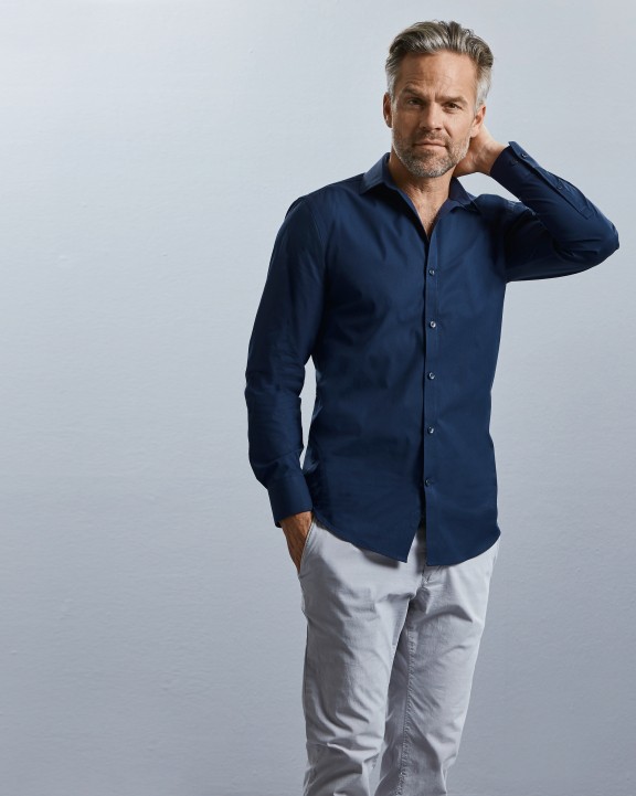 Hemd RUSSELL Men's Long Sleeve Ultimate Stretch voor bedrukking &amp; borduring