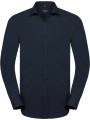 RUSSELL Chemise homme manches longues Ultimate stretch bright navy personnalisable
