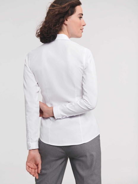 Chemises à personnaliser RUSSELL Chemise femme manche longues à chevrons 