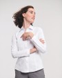 RUSSELL Ladies Long Sleeve Herringbone Shirt Hemd personalisierbar