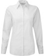 RUSSELL Ladies Long Sleeve Herringbone Shirt Hemd personalisierbar