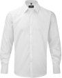 RUSSELL Men's Long Sleeve Herringbone Shirt Hemd personalisierbar