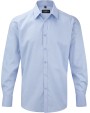 RUSSELL Men's Long Sleeve Herringbone Shirt Hemd personalisierbar