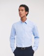 RUSSELL Men's Long Sleeve Herringbone Shirt Hemd personalisierbar