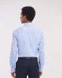 RUSSELL Men's Long Sleeve Herringbone Shirt Hemd personalisierbar
