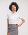 Hemd RUSSELL Ladies Short Sleeve Herringbone Shirt voor bedrukking &amp; borduring