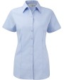 Hemd RUSSELL Ladies Short Sleeve Herringbone Shirt voor bedrukking &amp; borduring