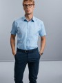 Chemises à personnaliser RUSSELL Chemise homme manche courtes à chevrons 