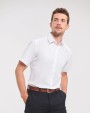 RUSSELL Men''s Short Sleeve Herringbone Shirt Hemd personalisierbar