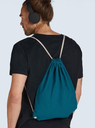 Cotton Drawstring Backpack