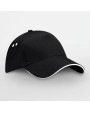 Casquette personnalisable BEECHFIELD Casquette homme Ultimate à 5 panneaux sandwich contrasté