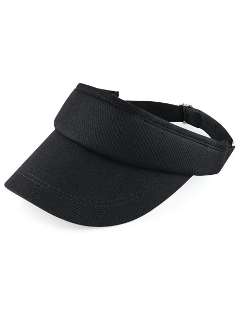 BEECHFIELD SPORTS VISOR noir personnalisable