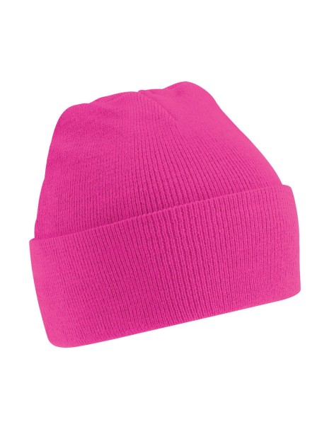 BEECHFIELD JUNIOR ORIGINAL CUFFED BEANIE FUCHSIA personnalisable