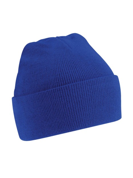 BEECHFIELD JUNIOR ORIGINAL CUFFED BEANIE bleu royal personnalisable