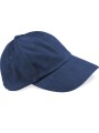 BEECHFIELD Casquette homme profil bas en coton brossé - 6 panneaux french marine personnalisable
