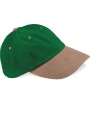 Casquette personnalisable BEECHFIELD Casquette homme profil bas en coton brossé - 6 panneaux